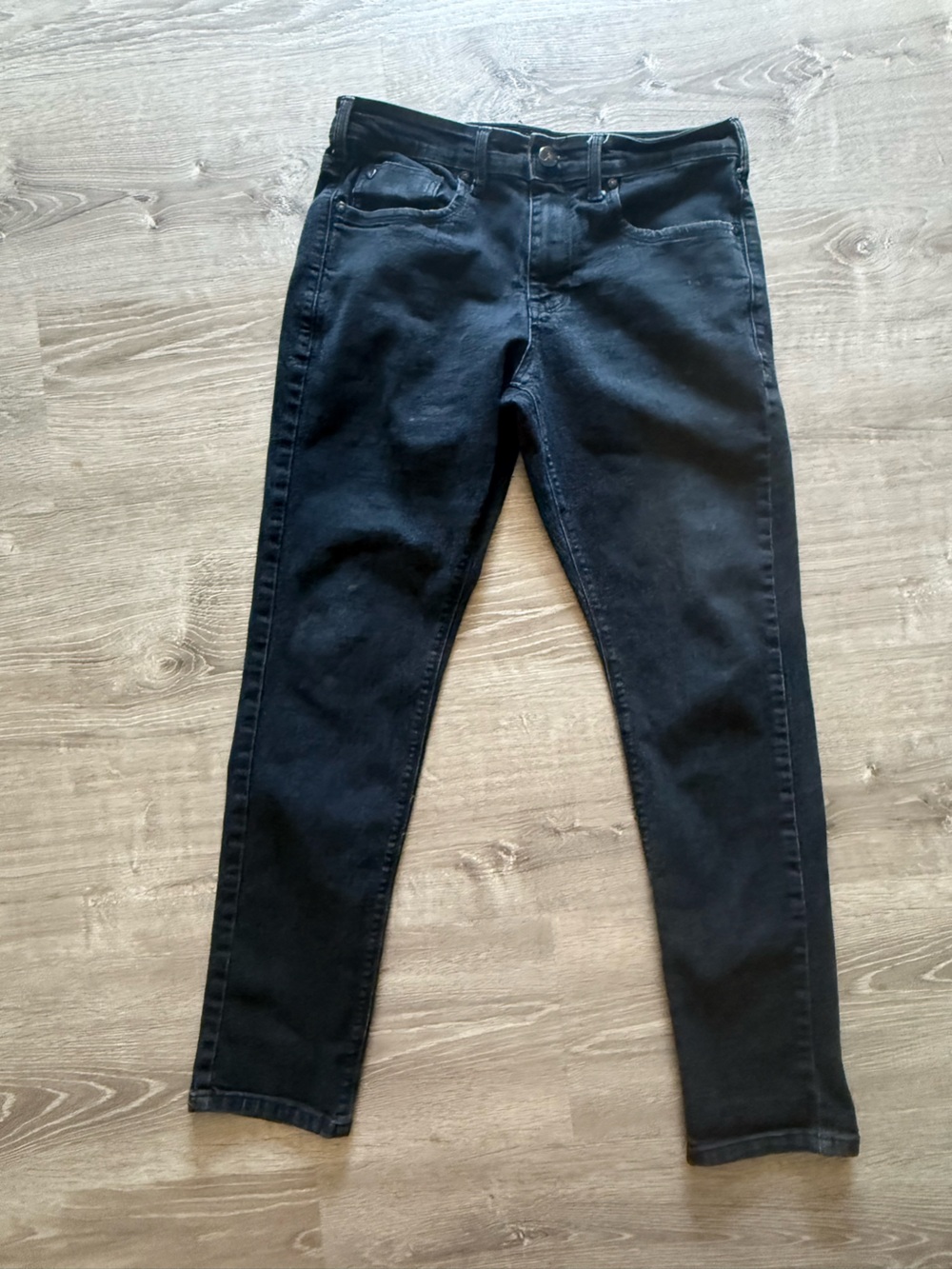 Men's Slim Black Jeans - Classic Slim Tapered Fit